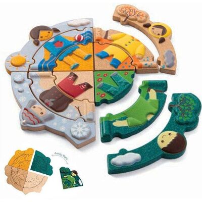 Plan Toys 5666 - Puzzle delle stagioni - Puzzle Plan Toys 5666 - Puzzle delle stagioni - Puzzle