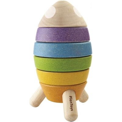 Plan Toys Stapelrakete - Öko Spielzeug für Kinder Plan Toys Stapelrakete - Öko Spielzeug für Kinder