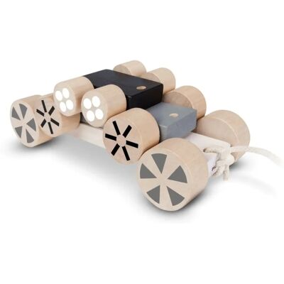 Plan Toys Gris Blanc 3-en-1 Voitures en Bois - Jouet Éducatif - Publicité Plan Toys Gris Blanc 3-en-1 Voitures en Bois - Jouet Éducatif - Publicité