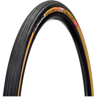 Challenge - Strada Bianca Handmade Tubeless Road Tyre - 700c - Black / Tan / Folding - Road Tyre Challenge - Strada Bianca Handmade Tubeless Road Tyre - 700c - Black / Tan / Folding - Road Tyre