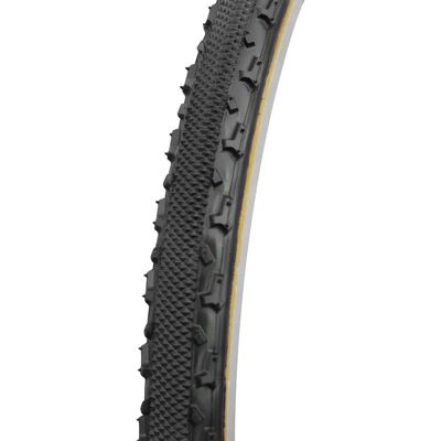 Challenge Chicane XS 33 Open Tubular Cyclocross Reifen - Schwarz/Braun 700c - 33mm Challenge Chicane XS 33 Open Tubular Cyclocross Reifen - Schwarz/Braun 700c - 33mm