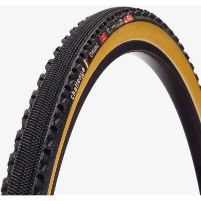 Challenge Chicane Handmade 700c - Black/Tan - Cyclocross Tire Challenge Chicane Handmade 700c - Black/Tan - Cyclocross Tire