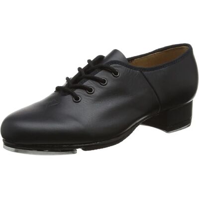 Chaussure de claquettes en cuir pleine longueur pour femme - Chaussure de danse - Publicité Chaussure de claquettes en cuir pleine longueur pour femme - Chaussure de danse - Publicité