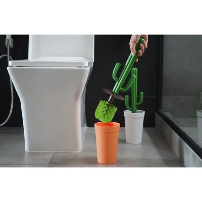 Qualy Kaktus toalettborste och hållare - Badrumsaccessoar Qualy Kaktus toalettborste och hållare - Badrumsaccessoar