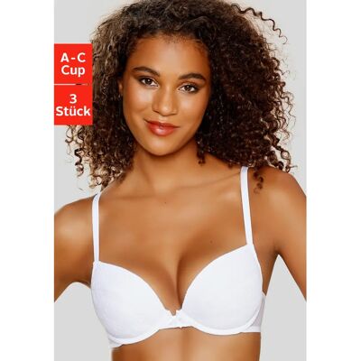 Petite Fleur Modell 80 Push-up BH - Spitze, Schwarz-Weiß Petite Fleur Modell 80 Push-up BH - Spitze, Schwarz-Weiß