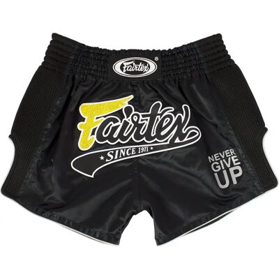 Fairtex Zwarte Slanke Snit Muay Thai Shorts - Muay Thai Shorts Fairtex Zwarte Slanke Snit Muay Thai Shorts - Muay Thai Shorts