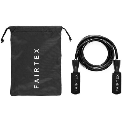 Cuerda de saltar Fairtex con rodamientos - Negro Cuerda de saltar Fairtex con rodamientos - Negro