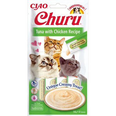 CIAO Churu Thon au Poulet Recette Friandise pour Chat - 14g CIAO Churu Thon au Poulet Recette Friandise pour Chat - 14g