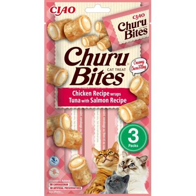 Friandises pour Chat Ciao Inaba Poulet Thon Saumon - Snacks Mou - 3x10g Friandises pour Chat Ciao Inaba Poulet Thon Saumon - Snacks Mou - 3x10g
