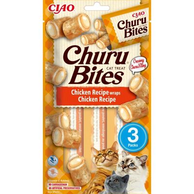 Inaba Churu Bouchées de Poulet - Friandises pour Chats - 3x10g - Publicité Inaba Churu Bouchées de Poulet - Friandises pour Chats - 3x10g - Publicité