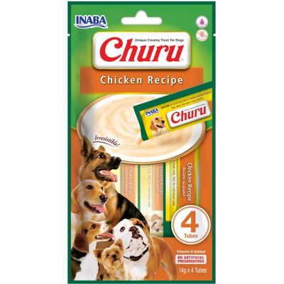 Premios para perros Inaba Churu de Pollo - 4 Palitos Premios para perros Inaba Churu de Pollo - 4 Palitos
