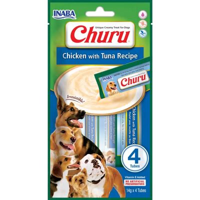 Petisco para cães Inaba Frango com Atum - 4x14g Petisco para cães Inaba Frango com Atum - 4x14g