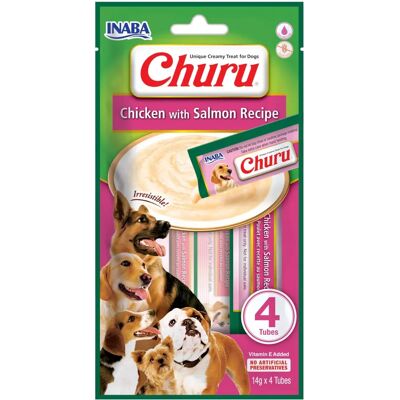 Galletas para perros Inaba Pollo con salmón - 4x14g Galletas para perros Inaba Pollo con salmón - 4x14g