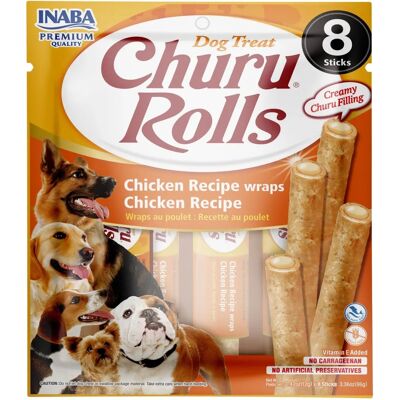 Friandise pour chien Inaba Churu - Poulet - 12g Friandise pour chien Inaba Churu - Poulet - 12g