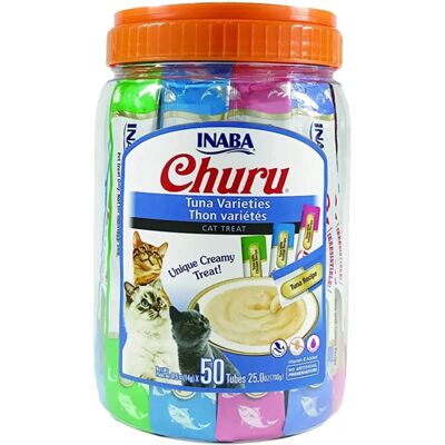 Inaba Tuna Cat Snacks - 50 Sticks of 14g - Cat Snacks Inaba Tuna Cat Snacks - 50 Sticks of 14g - Cat Snacks