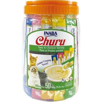 Inaba Churu Atún y Pollo Snacks - Comida para Gatos Inaba Churu Atún y Pollo Snacks - Comida para Gatos