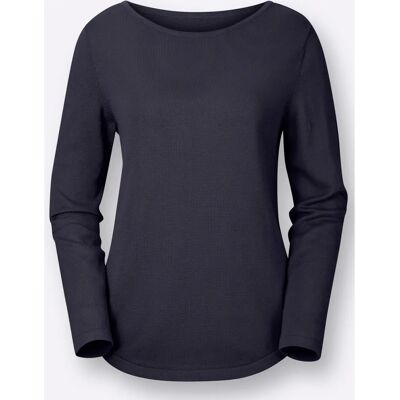 INSPIRATIONEN Pullover Gr. 50 marine Damen - Pullover INSPIRATIONEN Pullover Gr. 50 marine Damen - Pullover