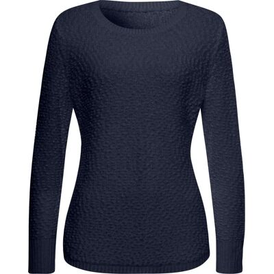 CLASSIC BASICS Langarm-Pullover - marine - 38 - Pullover CLASSIC BASICS Langarm-Pullover - marine - 38 - Pullover