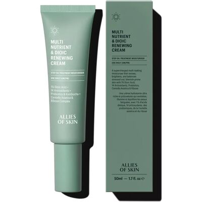 Allies Of Skin Multi Nutrient & Dioic Renewing Cream 50ml - Moisturizer Allies Of Skin Multi Nutrient & Dioic Renewing Cream 50ml - Moisturizer