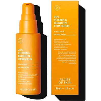 Allies of Skin 20% Vitamin C Brighten + Firm Serum (30ml) Allies of Skin 20% Vitamin C Brighten + Firm Serum (30ml)