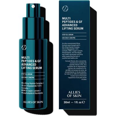 Allies of Skin Multi Peptides & GF Advanced Lifting Serum - 30ml - Reduziert feine Linien / Falten Allies of Skin Multi Peptides & GF Advanced Lifting Serum - 30ml - Reduziert feine Linien / Falten