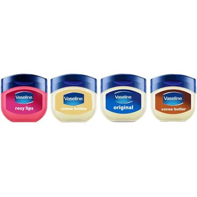 Vaseline - Lip Therapy - Pack de 4 - Hydratant - Baume à lèvres - Publicité Vaseline - Lip Therapy - Pack de 4 - Hydratant - Baume à lèvres - Publicité