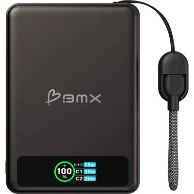 BMX - B939-10-BL - Estado sólido - 10.000 mAh - Banco de energía BMX - B939-10-BL - Estado sólido - 10.000 mAh - Banco de energía