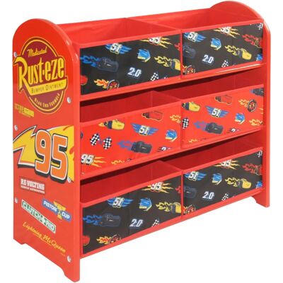 Disney Cars Toy Shelf Lightning McQueen - Toy Storage for Kids Disney Cars Toy Shelf Lightning McQueen - Toy Storage for Kids