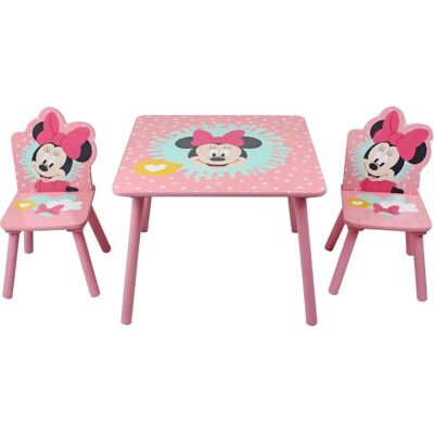 Set Tavolo e Sedie Minnie Mouse per Bambini Set Tavolo e Sedie Minnie Mouse per Bambini