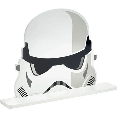 Mensola da parete Stormtrooper Star Wars - Contornata, Multicolore Mensola da parete Stormtrooper Star Wars - Contornata, Multicolore