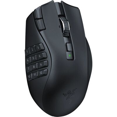 Razer Naga V2 HyperSpeed Gaming Mouse - 19 Buttons, Wireless, Black Razer Naga V2 HyperSpeed Gaming Mouse - 19 Buttons, Wireless, Black