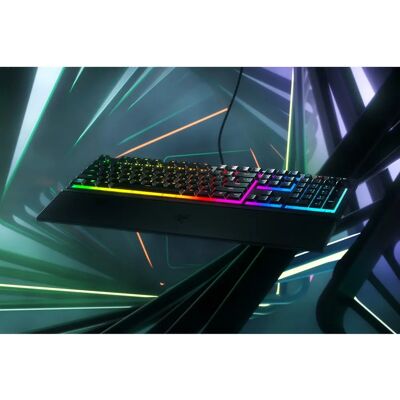Razer Ornata V3 - Czarna US klawiatura - Gaming - RGB - Mecha-membrana Razer Ornata V3 - Czarna US klawiatura - Gaming - RGB - Mecha-membrana