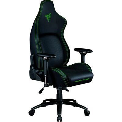 Cadeira de Jogos Razer Iskur - Apoio lombar ajustável - Couro sintético durável - 130kg Max Cadeira de Jogos Razer Iskur - Apoio lombar ajustável - Couro sintético durável - 130kg Max
