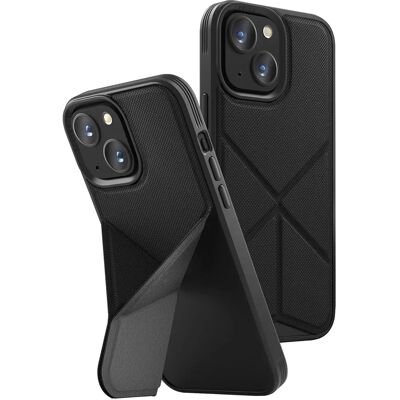 Coque UNIQ MagSafe pour iPhone 13 - Noir - Publicité Coque UNIQ MagSafe pour iPhone 13 - Noir - Publicité