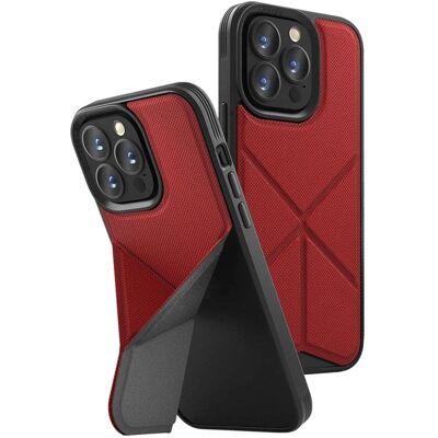 UNIQ iPhone 13 Pro Rote Schutz Hülle mit Ständer UNIQ iPhone 13 Pro Rote Schutz Hülle mit Ständer