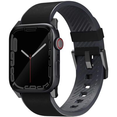 Uniq Apple Watch Skórzany Hybrydowy Pasek - Kompatybilny ze wszystkimi rozmiarami Uniq Apple Watch Skórzany Hybrydowy Pasek - Kompatybilny ze wszystkimi rozmiarami