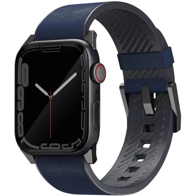 Uniq Hybrydowy pasek skórzany do Apple Watch 42mm-49mm Uniq Hybrydowy pasek skórzany do Apple Watch 42mm-49mm