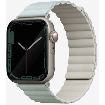 Uniq Revix Pasek na Apple Watch - Obrotowy magnetyczny silikon - Beż, Szałwia, Zielony Uniq Revix Pasek na Apple Watch - Obrotowy magnetyczny silikon - Beż, Szałwia, Zielony