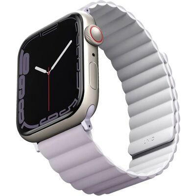 Apple Watch Lilak-Biały Revix Magnetischer Umhang Apple Watch Lilak-Biały Revix Magnetischer Umhang