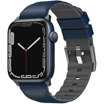Uniq Blaues Silikonarmband für Apple Watch - Series 4-8, SE, Ultra Uniq Blaues Silikonarmband für Apple Watch - Series 4-8, SE, Ultra