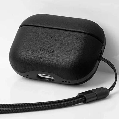 Uniq Echtleder Hülle für AirPods Pro 2 - Schwarz Uniq Echtleder Hülle für AirPods Pro 2 - Schwarz