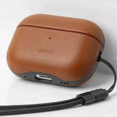 Uniq Apple AirPods Pro 2 Lederhülle - Kopfhörer Tasche Uniq Apple AirPods Pro 2 Lederhülle - Kopfhörer Tasche