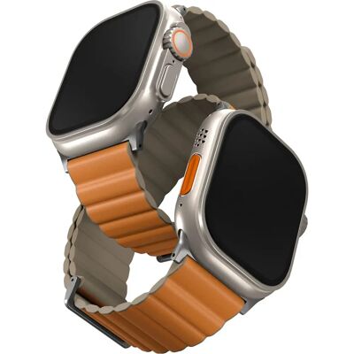 Uniq Apple Watch Bands - Oranje - 42/44/45/49mm Rever Ed. - Horlogeband Uniq Apple Watch Bands - Oranje - 42/44/45/49mm Rever Ed. - Horlogeband