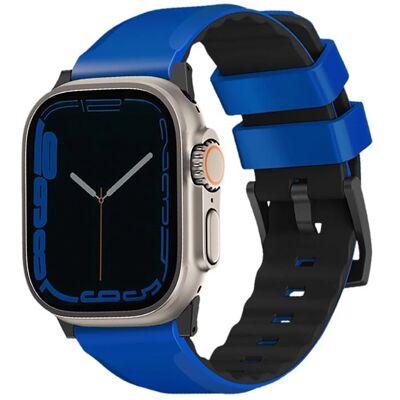 Uniq Linus Apple Watch Armband - Blau - 42/44/45/49mm Serie 1-8, SE, Ultra Uniq Linus Apple Watch Armband - Blau - 42/44/45/49mm Serie 1-8, SE, Ultra
