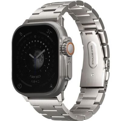 Correa de acero inoxidable Uniq Osta para Apple Watch - Compatible con Series 1-9, SE, Ultra Correa de acero inoxidable Uniq Osta para Apple Watch - Compatible con Series 1-9, SE, Ultra