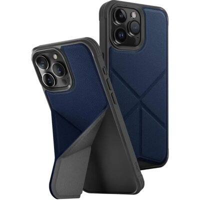 Uniq Transforma Étui iPhone 15 Pro Max 6.7" Magclick Bleu - Publicité Uniq Transforma Étui iPhone 15 Pro Max 6.7" Magclick Bleu - Publicité