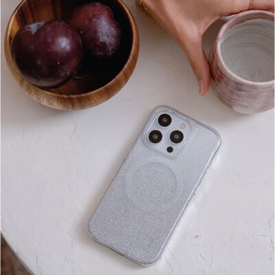 Uniq iPhone 15 Pro Max Zilveren Magnetische Case - Bescherming & Stijl Uniq iPhone 15 Pro Max Zilveren Magnetische Case - Bescherming & Stijl