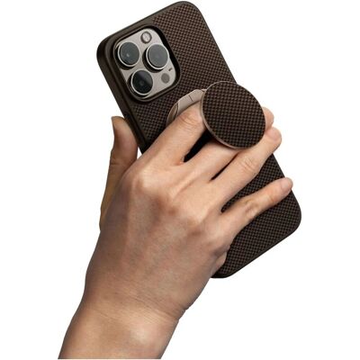 Uniq Keva Air - Funda para iPhone 16 Pro - Carga Magclick - Marrón Uniq Keva Air - Funda para iPhone 16 Pro - Carga Magclick - Marrón