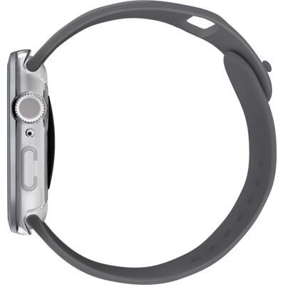 Uniq 42 mm Silber gehärtetes Glas Smartwatch Hülle Uniq 42 mm Silber gehärtetes Glas Smartwatch Hülle