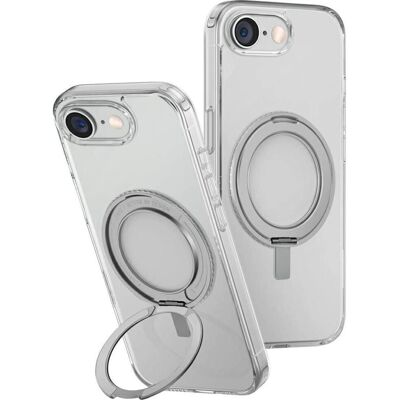Uniq 16E (2025) - Cover Trasparente con Support Rotante 360° Uniq 16E (2025) - Cover Trasparente con Support Rotante 360°